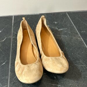 J. Crew Women's Tan Suede Flats
